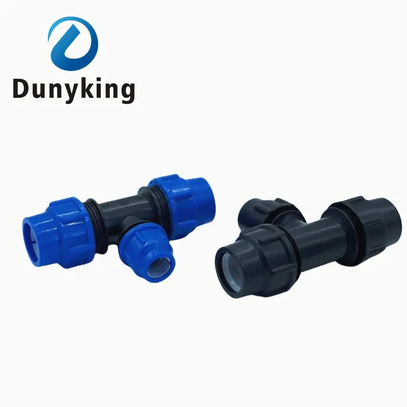 

PE variable diameter fittings quick joint of water pipe tee tap pipe fittings plastic pipe fittings 20/25/32/40/50/63mm