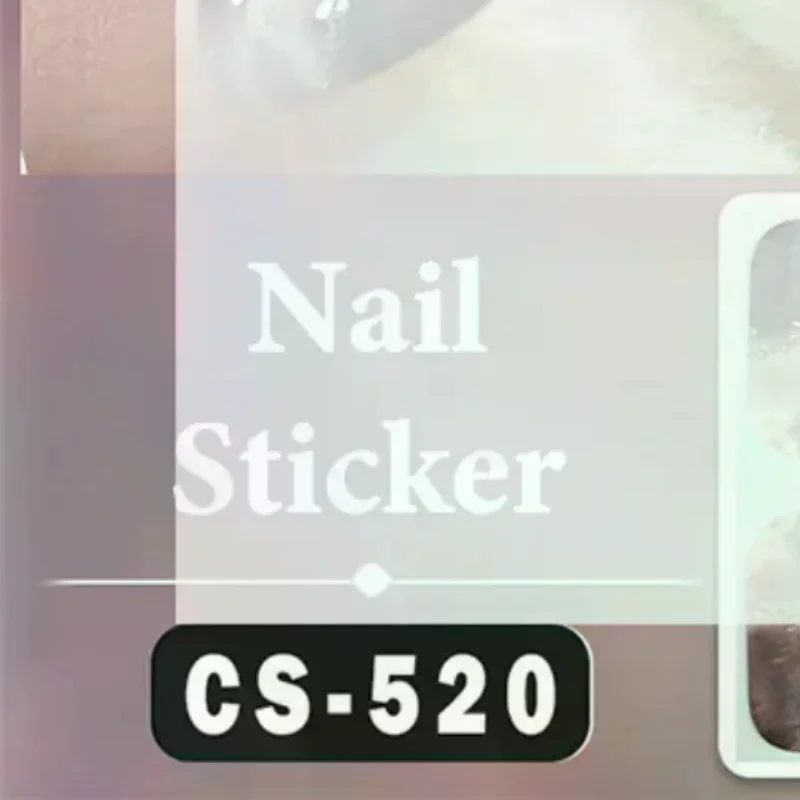 No Baking Lamp Waterproof Nail Wraps Full Cover Nail Stickers Firm And Not Easy To Fall Off 14 Nails/Set Multi Color Nail Patch