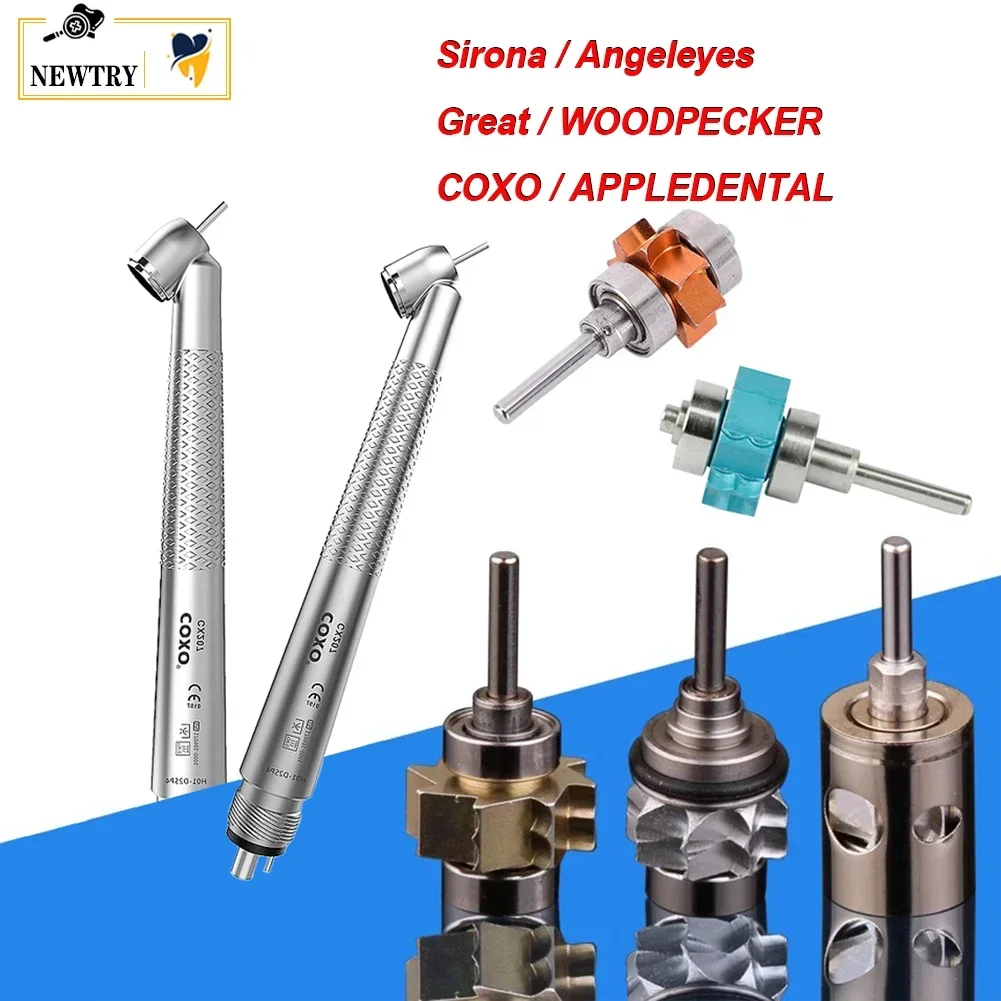 

Sirona COXO APPLEDENTAL High Speed Dental Air Turbine Handpiece Cartridge Rotor Standard Ceramic Bearing Torque Head Spare Parts