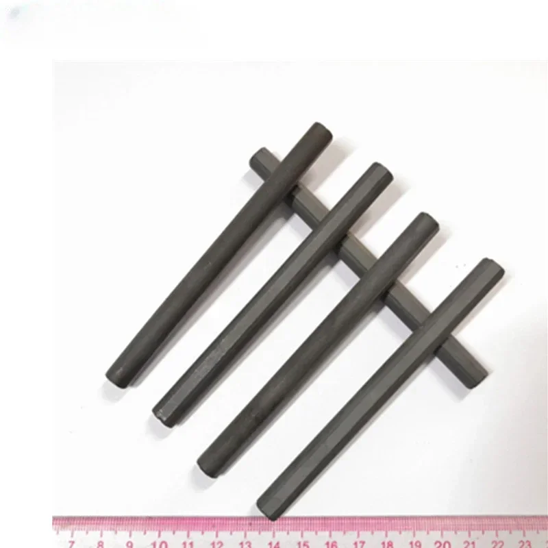 High quality soft ferrite manganese zinc ferrite magnetic rod  magnetic bar  diameter 12mm length 200mm inductance  magnetic bar