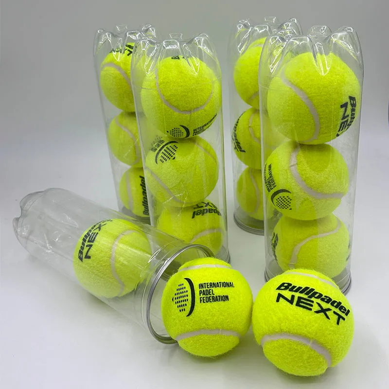 Padel Balls Tennis Ball IPT Certified Tournament 50% Wool Outdoor Sports Professtional Presurizador Pelotas Padel