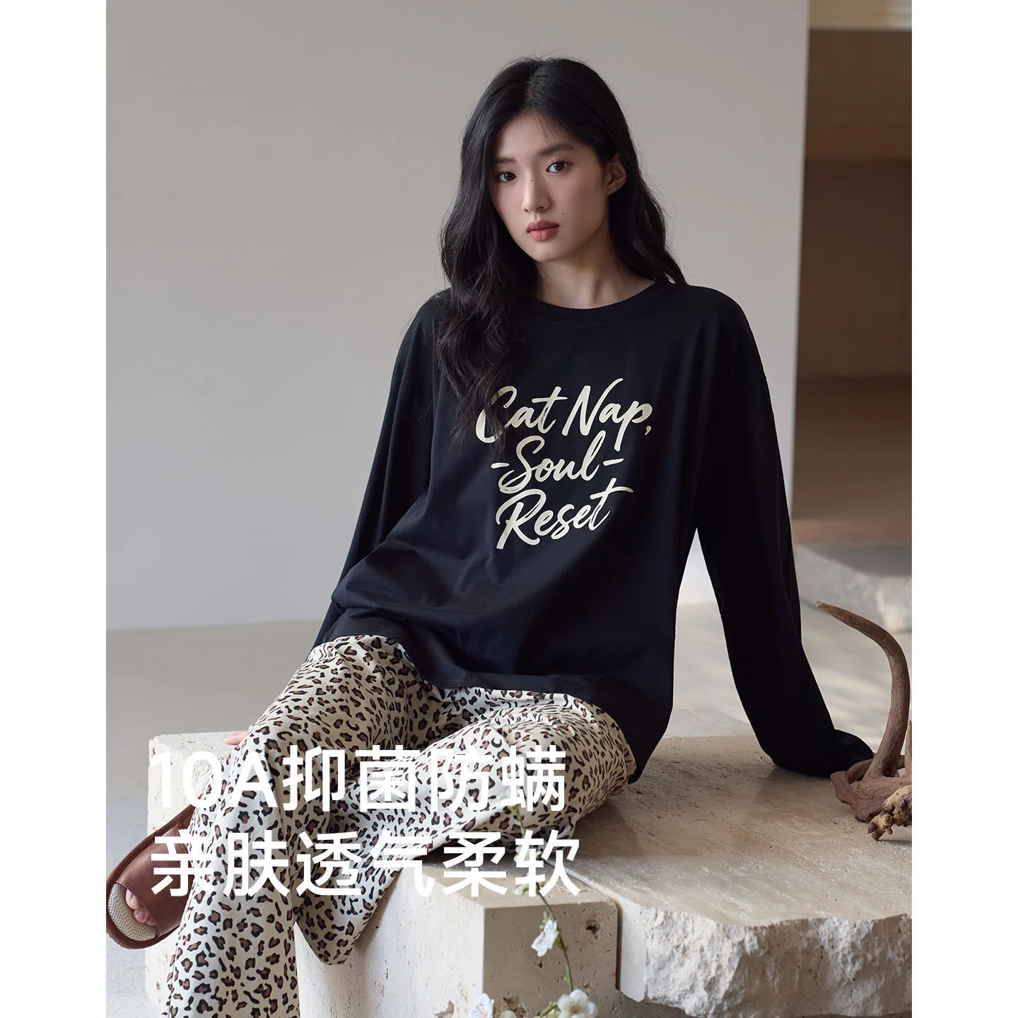 Pajamas Suit Women Princess Sweet Pyjamas Fairy Femme Pajama Sets Autumn Long Sleeve Cotton Lovely Pyjama Sleep Lounge