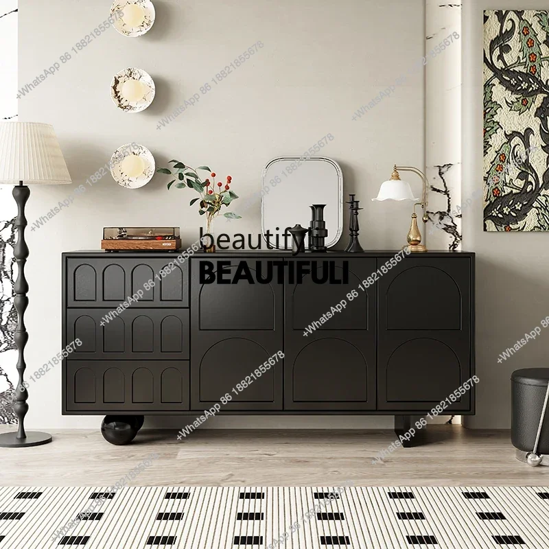 ss 8617French cream style, entrance entrance cabinet, living room, bedroom  European entrance storage drawer cabinet