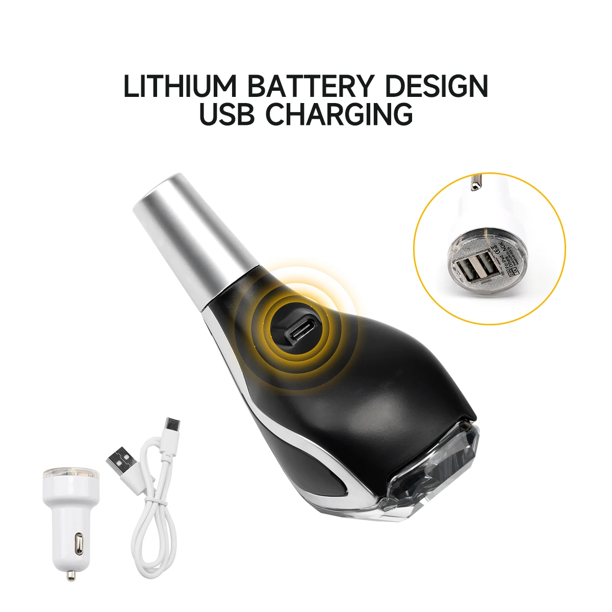 Car Universal Crystal Handle Gear Shift Knob Gear Head with LED for Toyota Lexus Hyundai Mitsubishi Mazda Ford Peugeot VW Audi