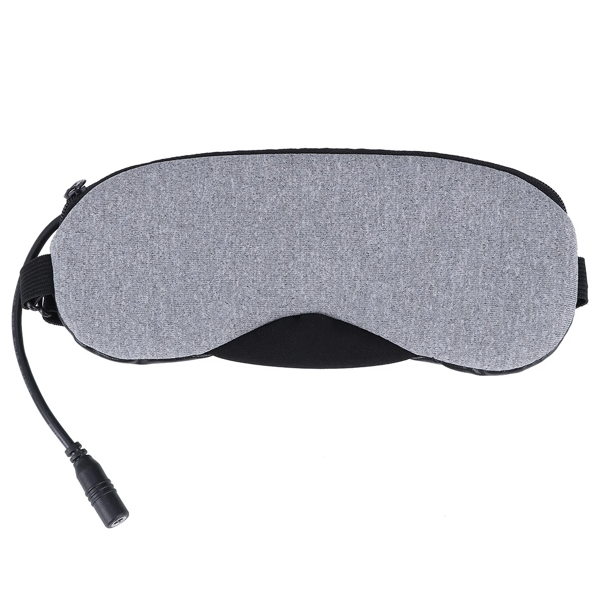 

USB Eye Mask Grey Unisex Hot Cold Mode 30min Auto Power Off 1000 Uses Light Blocking Sleep Aid Home Office Travel