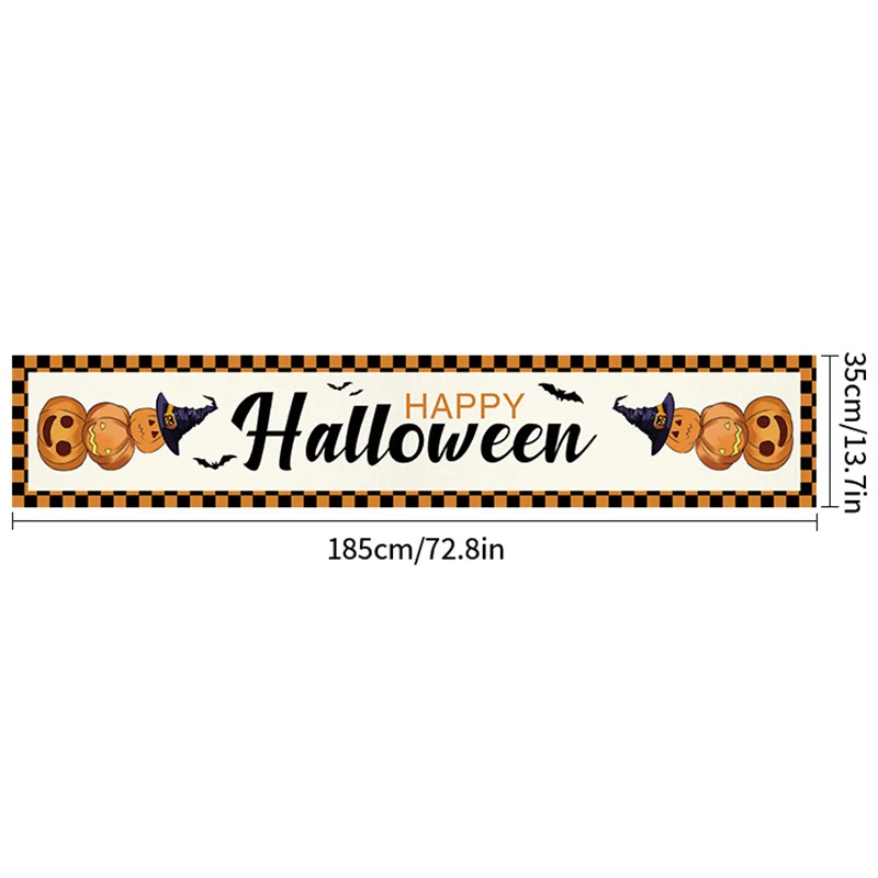 Indoor e Outdoor Dining Table Runner, abóbora Decorações, Outono, Thanksgiving, Holiday Decor