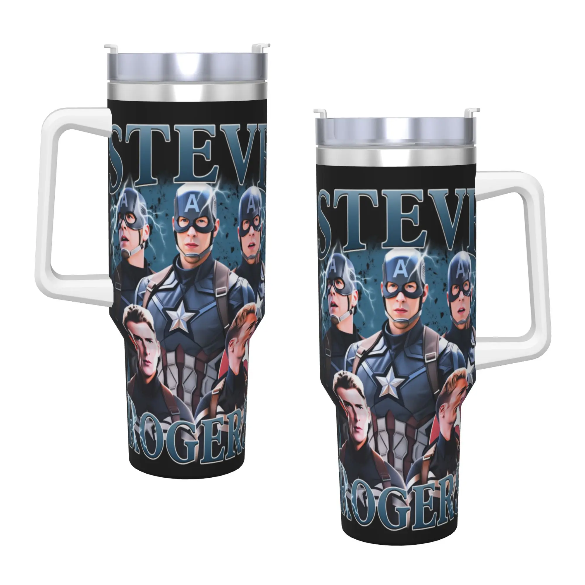 

Капитан Америка, стакан из нержавеющей стали, дорожные кружки, большая термокружка, сохраняющая тепло, холодный и горячий чай с молоком, бутылка для воды