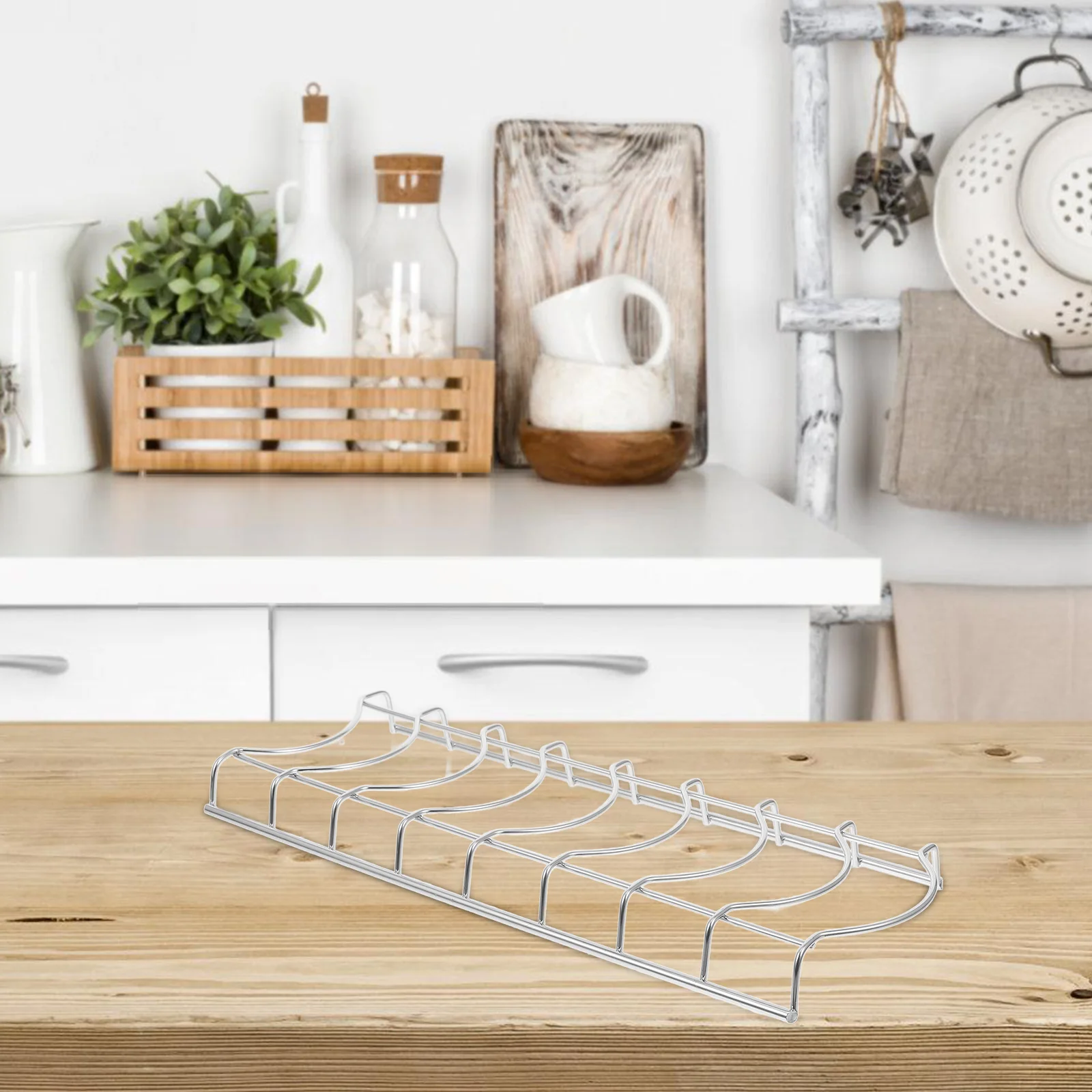 

Dishes Drying Rack Single-layer Stainless Steel Bowl Holders for Kitchen Counter Shape Sink Drainer Countertop Utensil Silver