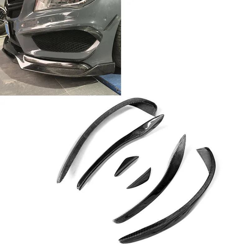 

Suitable for 2013-2015 Mercedes-Benz old CLA carbon fiber modified front air knife, small surrounding decoration