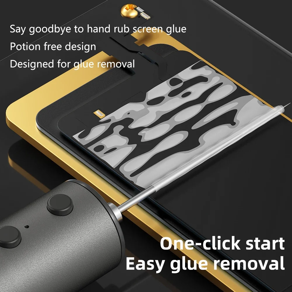 MaAnt CJ-3 Dispositivo di rimozione colla elettrica OCA Regolazione a 4 velocità Durata della batteria ultra lunga 30 secondi di sonno automatico Colla facile da rimuovere