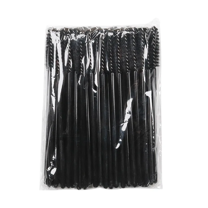 Brosses à cils jetables, 50/100 pièces, baguettes de Mascara, applicateur de sourcils, bobines pour cils, outil d'extension cosmétique