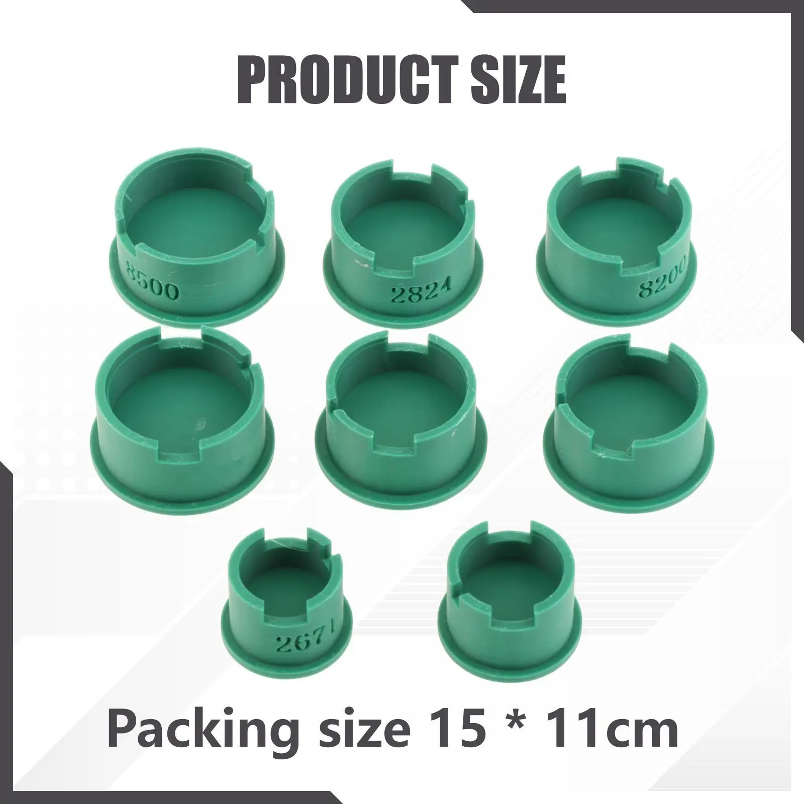 8Pcs Watch Movement Holder Practical Stable Fixing Clamp for 2671 2824 8200