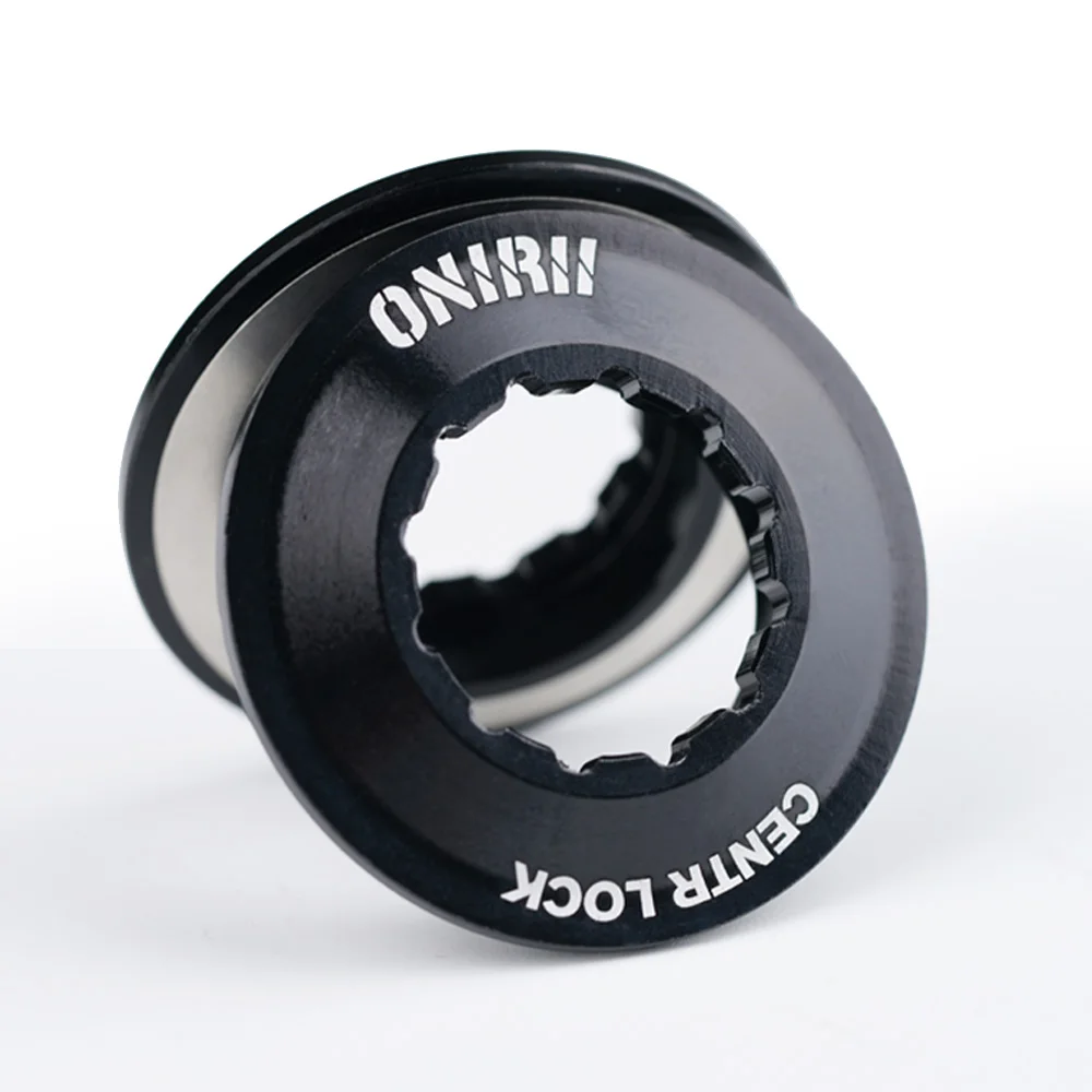 ONIRII Center Lock Internal Cover Ring CNC Disc Brake Rotor Adapter Cap for 12mm Thru Axle Hubs Quick Release MTB Road Bicycle