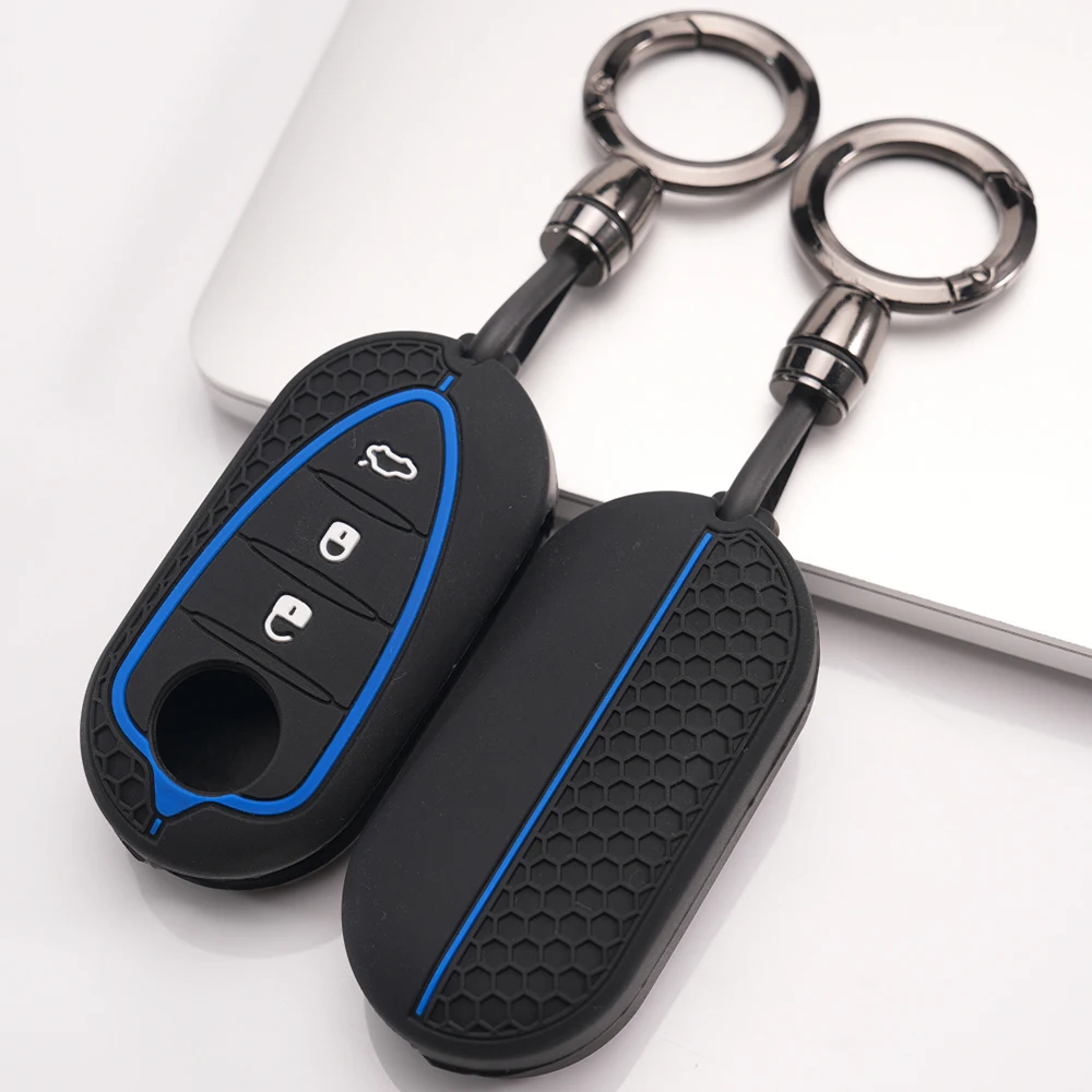Protective Key Cover With Lanyard For Alfa Romeo Giulietta MiTo 159 Brera Spider Giulia Stelvio GT 147 156 166 4C Tonale Premium