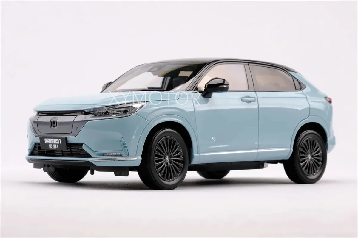 1/18 для Honda e:NP1, чистая электрическая машина, литая под давлением модель автомобиля, игрушки в подарок со светом