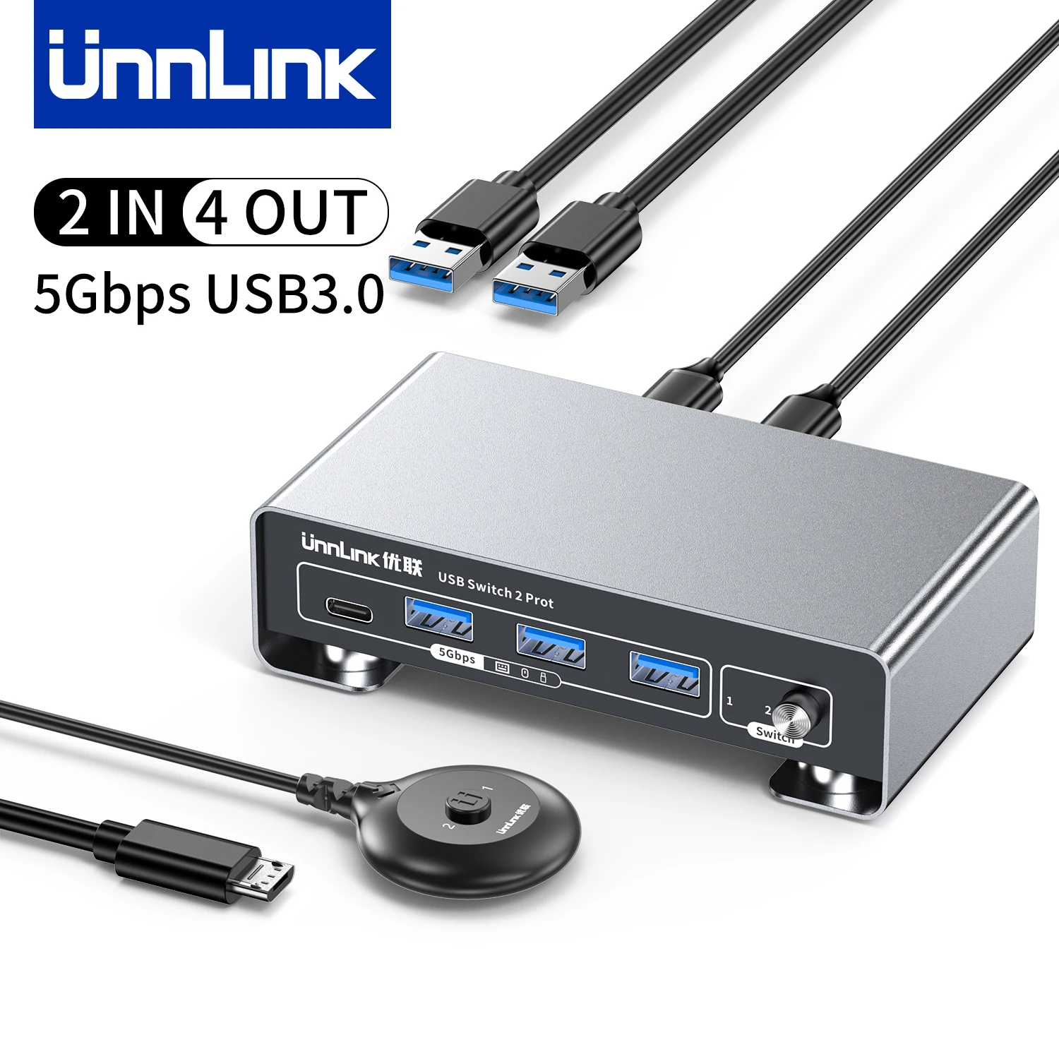 unnlink-usb-kvm-switch-usb-30-switcher-dock-station-for-macbook-mac-studio-2-pcs-sharing-4-devices-keyboard-mouse-printer