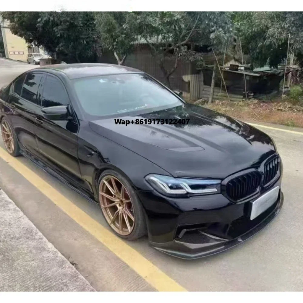

High-Quality 3D Style Carbon Fiber Front Bumper Lip Splitter for F90 M5 LCI 4-Door 2021
