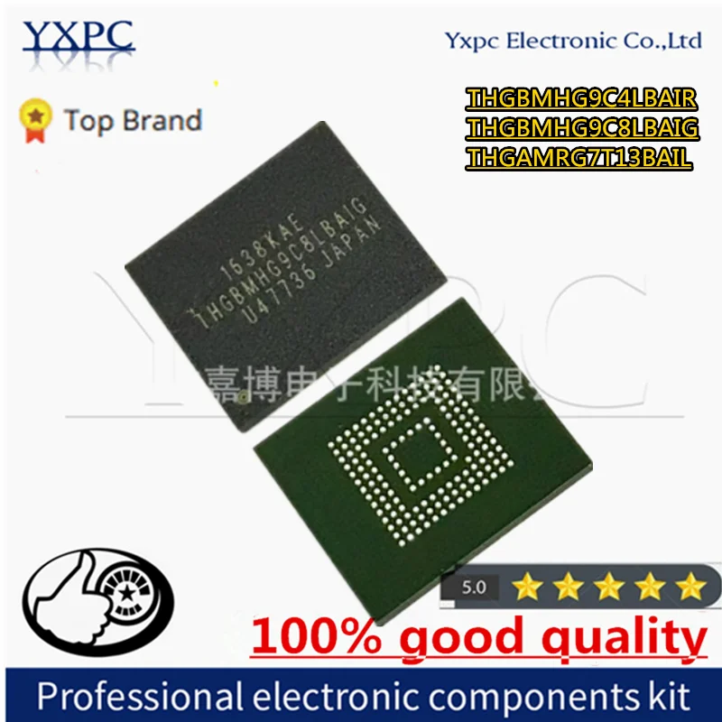 

1pcs THGBMHG9C4LBAIR THGBMHG9C8LBAIG THGAMRG7T13BAIL BGA-153 Chips