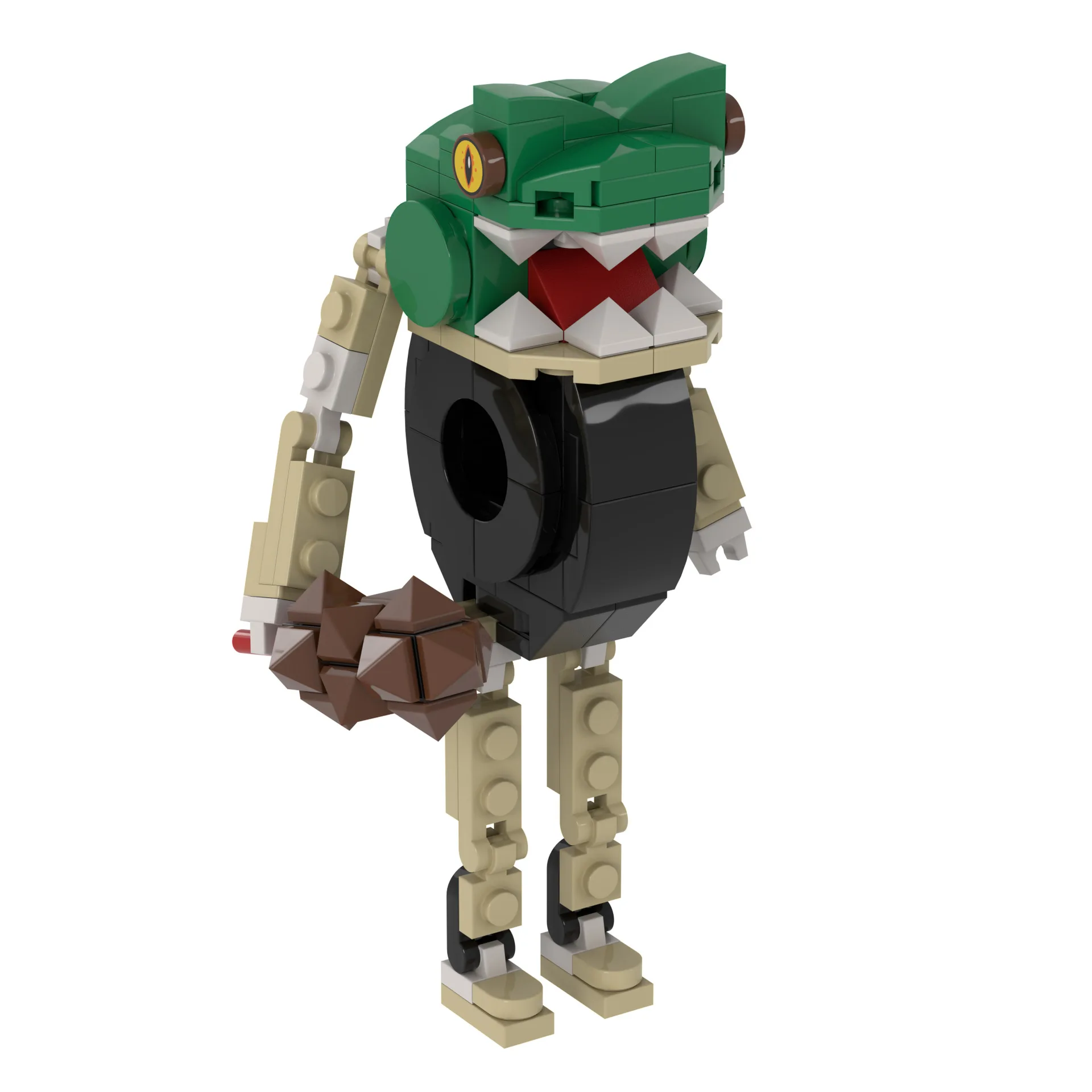 Nuevo Tung Tung Sahur Tralalero Tralala neumático Rana Crazy Stick bloques de construcción Mutant Treant hervidor tiburón ornamento regalos Juguetes