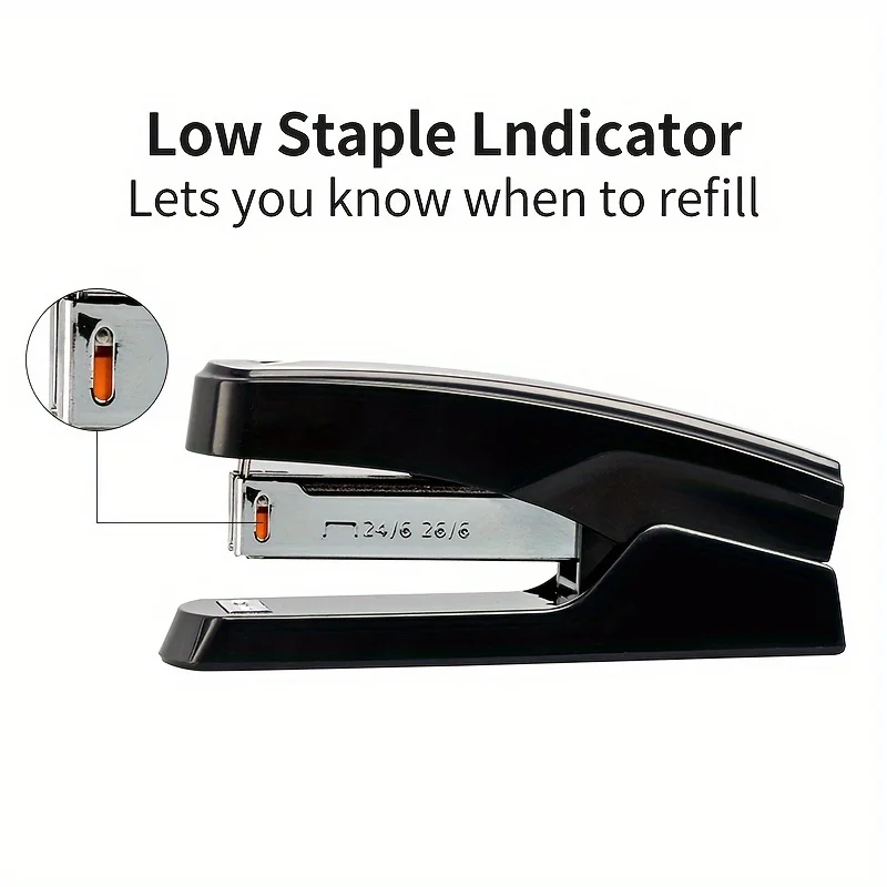Durable Stapler With 1000 Nails Capable Of Binding 25 Sheets Of Paper Professional Office And Study Stationery Supplies