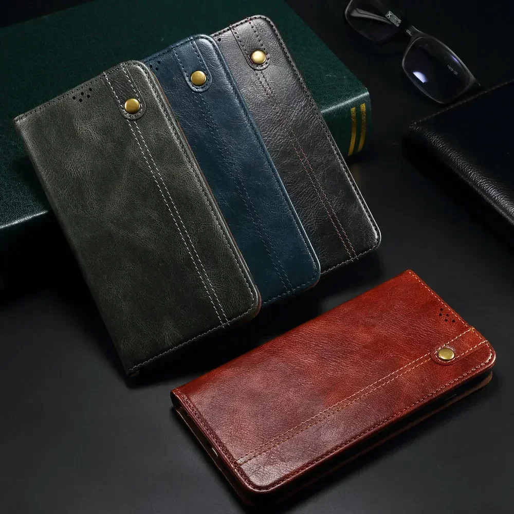 For Poco X7 X6 Pro F6 X5 F5 F 7 Ultra Luxury Case Leather Wallet Book Xiaomi Poco F7 Pro M6 X4 X3 NFC F4 M3 M5s C65 Magnet Cover