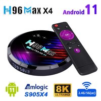 H96 Max X4 Smart TV Box Android 11 S905 X4 H96Max TV Box Android 11.0 2GB 16GB 4GB 32GB 64GB 8K AV1 2.4GHZ 5GHZ Wifi