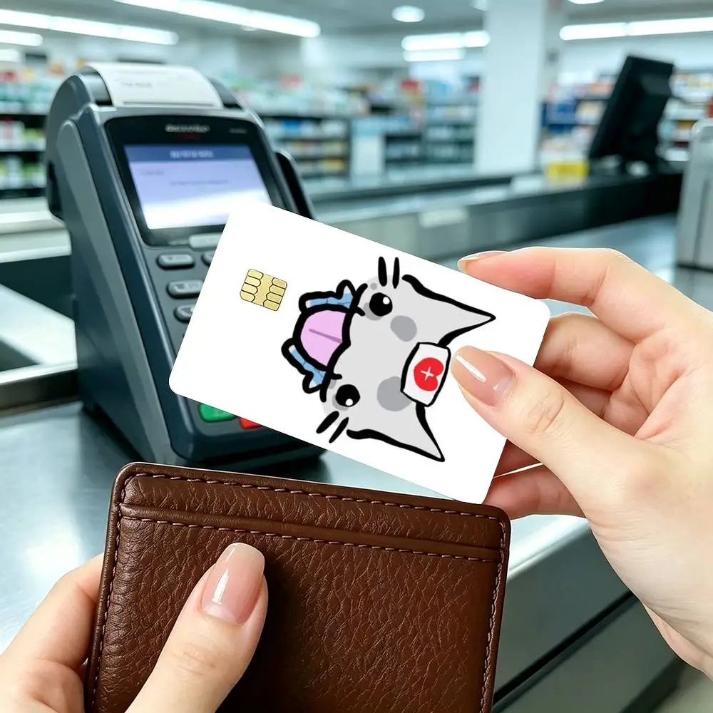 A-Animal H-Hospital  Credit Card HD Stickers Game Card Decal Small Chip Waterproof Sticker Gift
