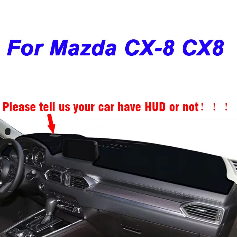 

Для Mazda CX-8 CX8 Нескользящий чехол для приборной панели Dashmat Dash Mat Pad Decor Черный