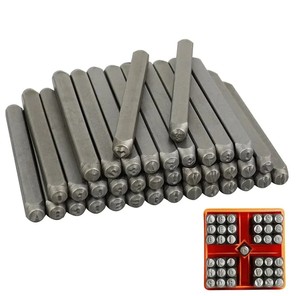 For Jewelry Stamping Heart Stamp Set Heart Shaped Stamping Tools Tool Set Manual Hand Stamping For Jewelry For Leather