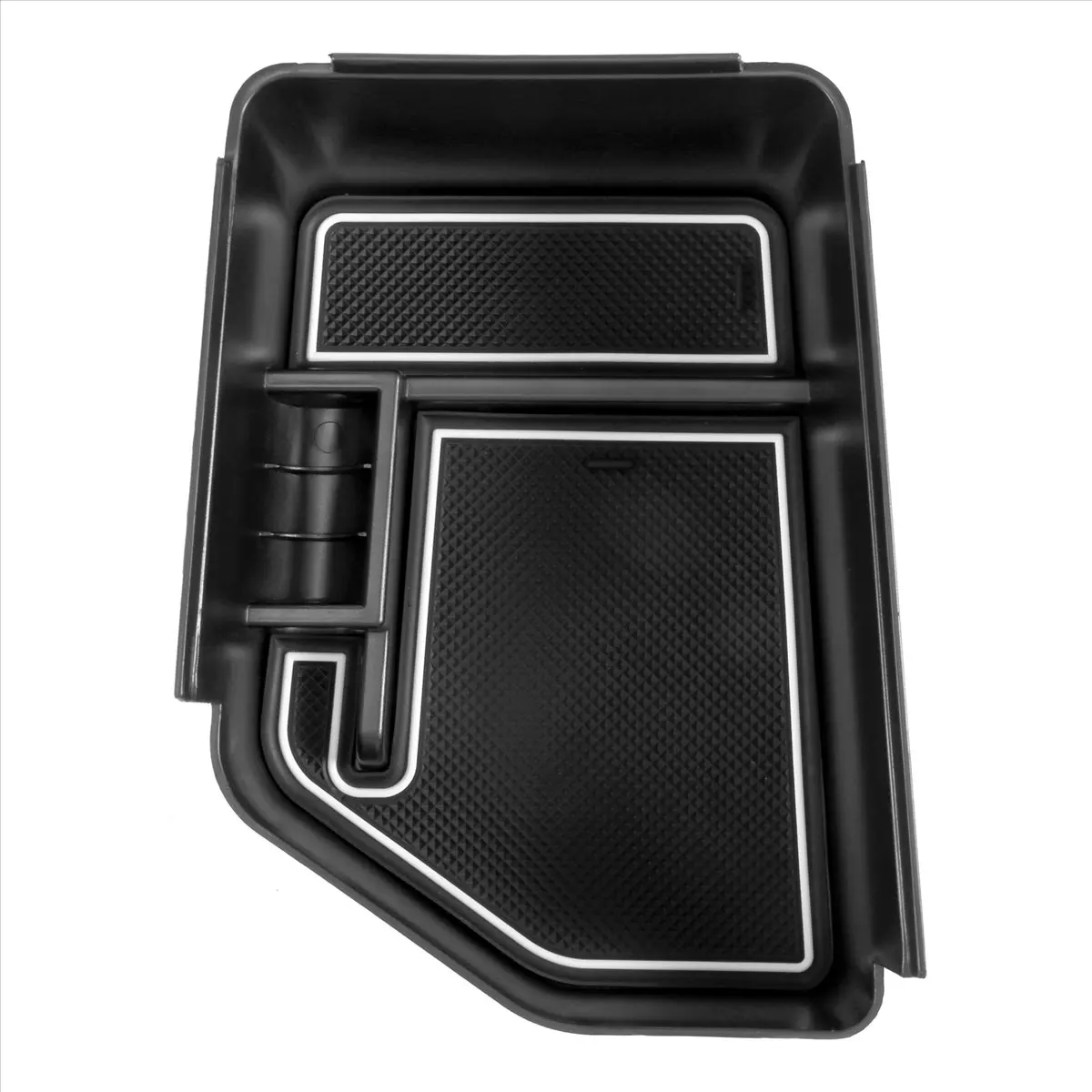 Super Sale Center Console Organizer Tray for 2022+ Kia EV6 Armrest Storage Box Interior Accessories with Coin Holder, White
