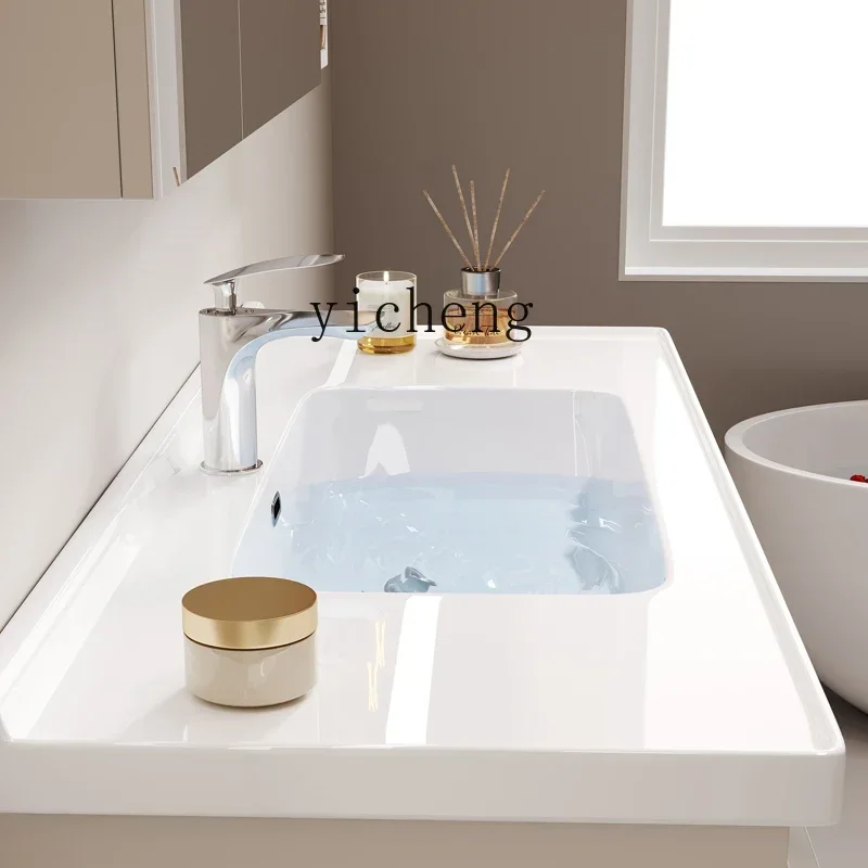 BB  bathroom cabinet combination ceramic integrated basin toilet hand wash washbasin cabinet washstand