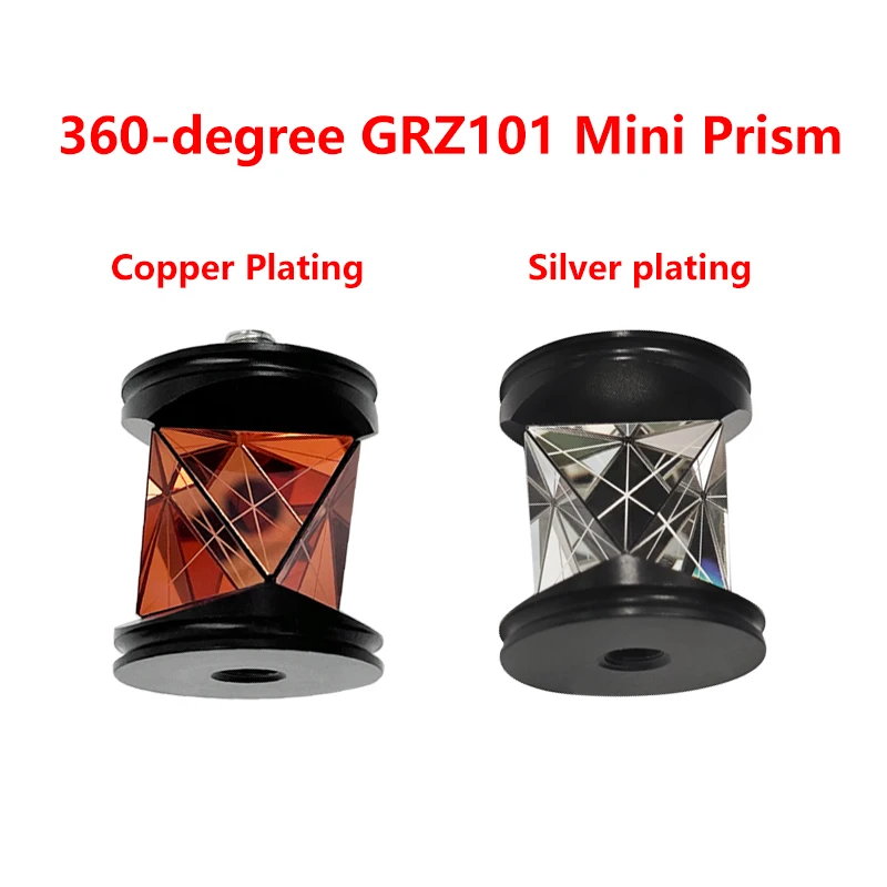 High precision 360 Degree Reflective Survey Prism GRZ101 Mini Reflector Prism with 1/4 Thread for Leica Total Surveying Station