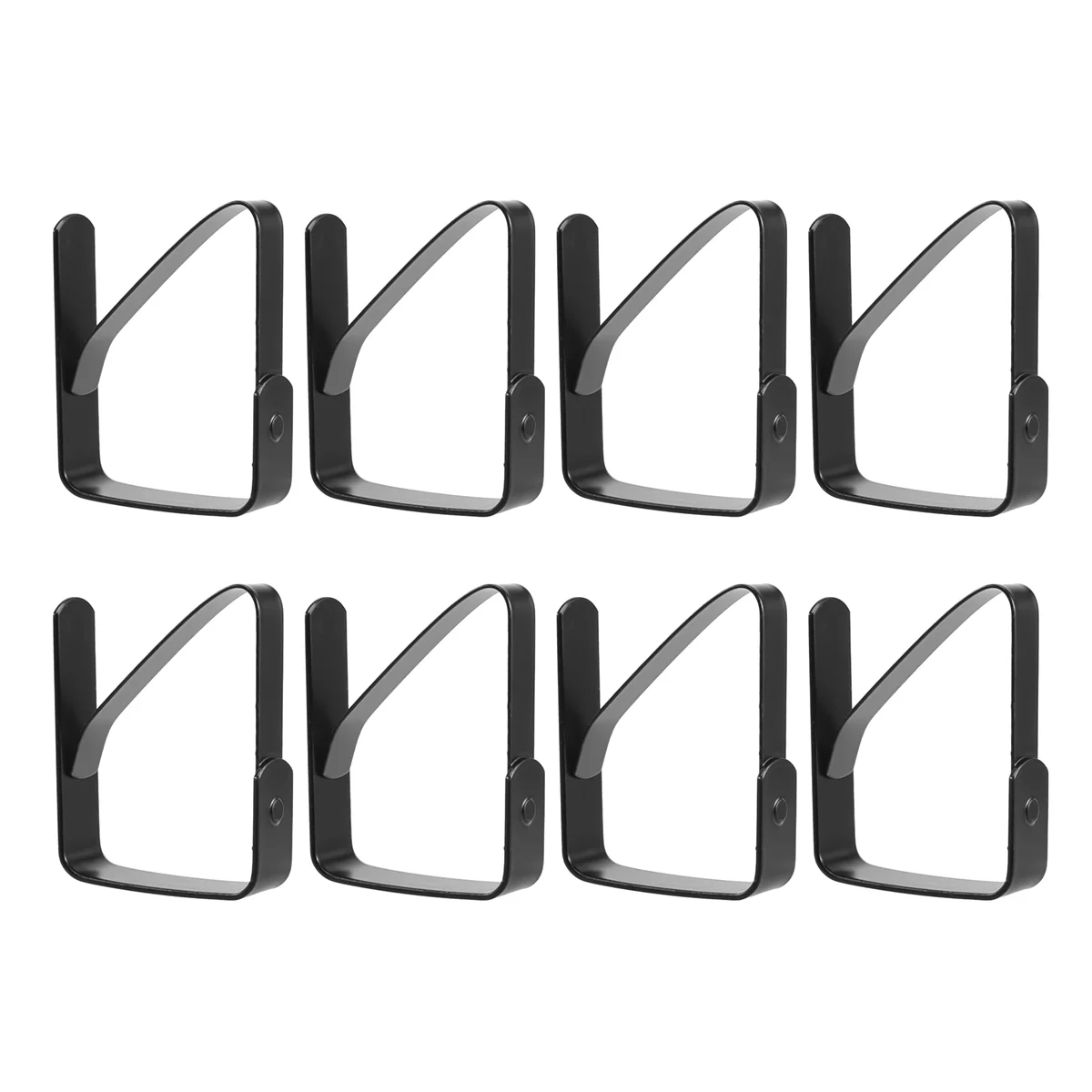 8Pack Stainless Steel Tablecloth Clips Black Picnic Tablecloth Clips Adjustable Anti-Skid Fixed Clip Table Cloth Holder