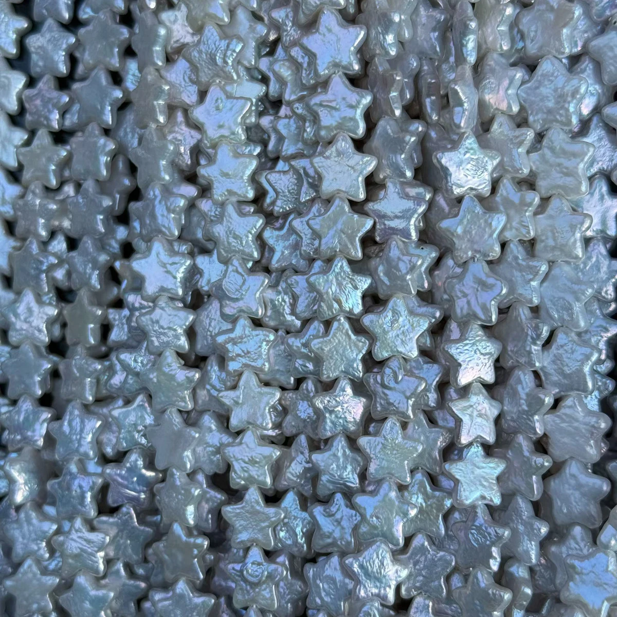 

10-11mm High-Quality Natural Freshwater Pearl Baroque Pentastar Semi-Finished Beads for Jewelry Making DIY Necklace Accessories