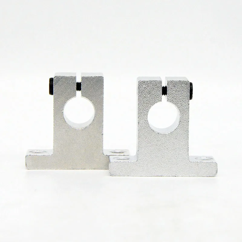 1pc Linear Optical Axis SK Vertical Support Aluminum Alloy Bearing Frame Polished Rod Holder SK 8mm To 60mm