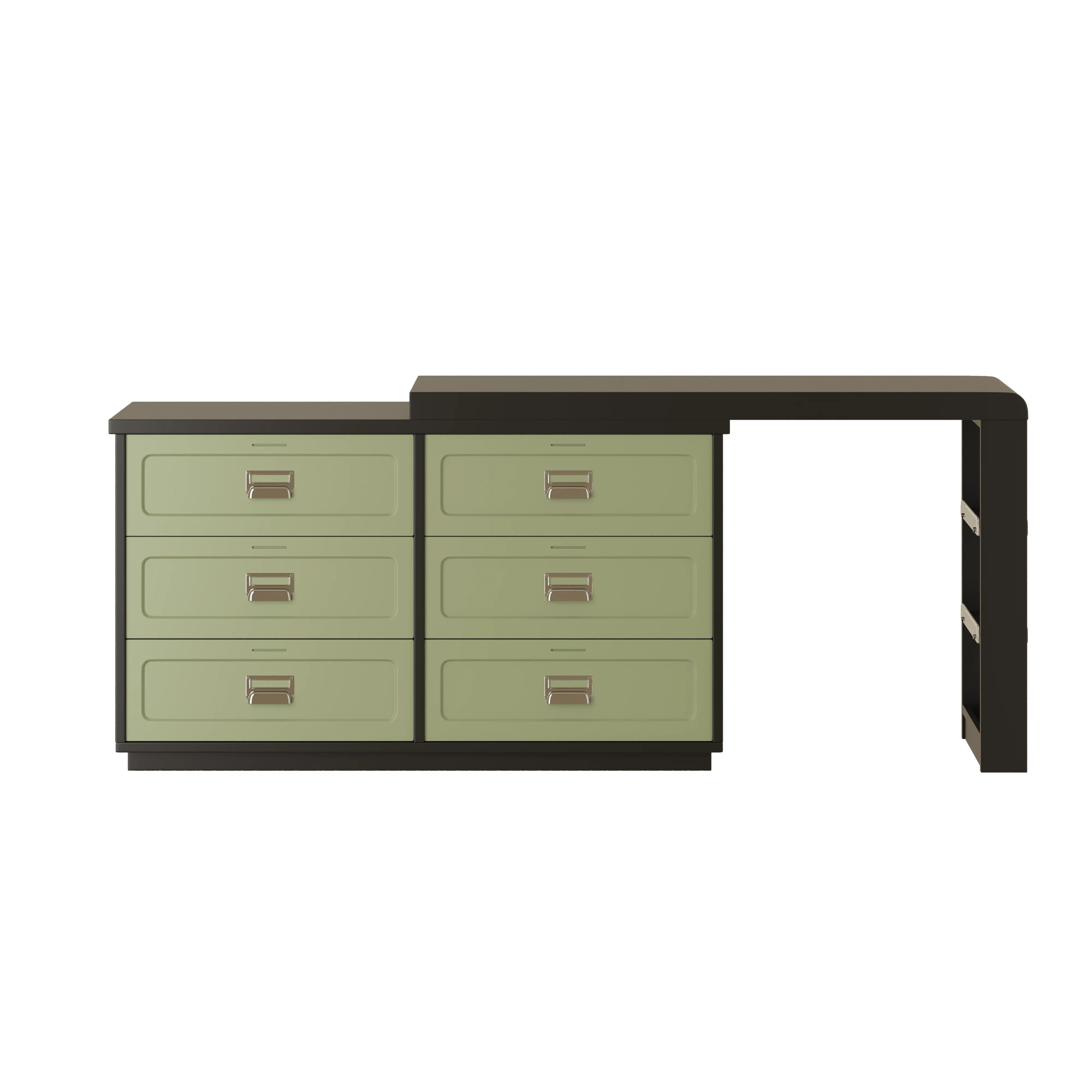 

Dresser Green Designer Home Bedroom Bedside Makeup Table Light Luxury Locker