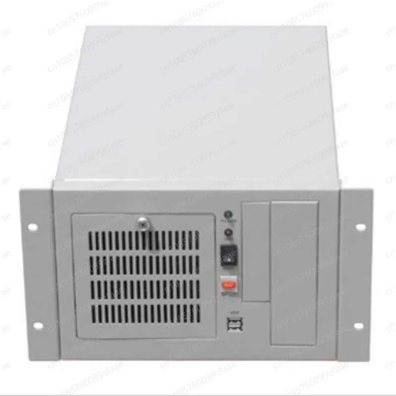 7-Slot Wall-Mounted Industrial Control Chassis Long Card Support Monitoring PC Case