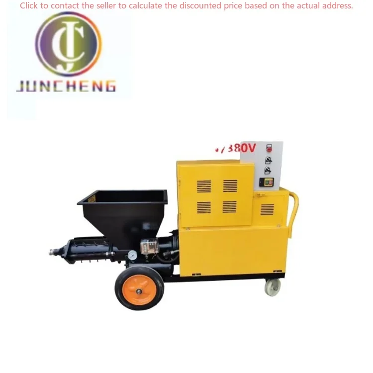 

Premium Yellow Automatic Mortar Spraying Machine For Construction Wall Plastering