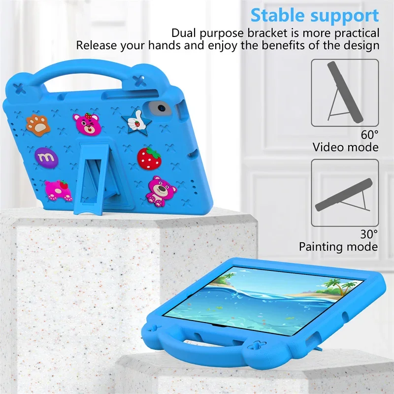 Cute Kids EVA Protective Funda for Huawei MatePad SE 10.4 Case AGS5-L09 AGS5-W09 Portable Cover For MatePad 10.4 2022 2020 Shell