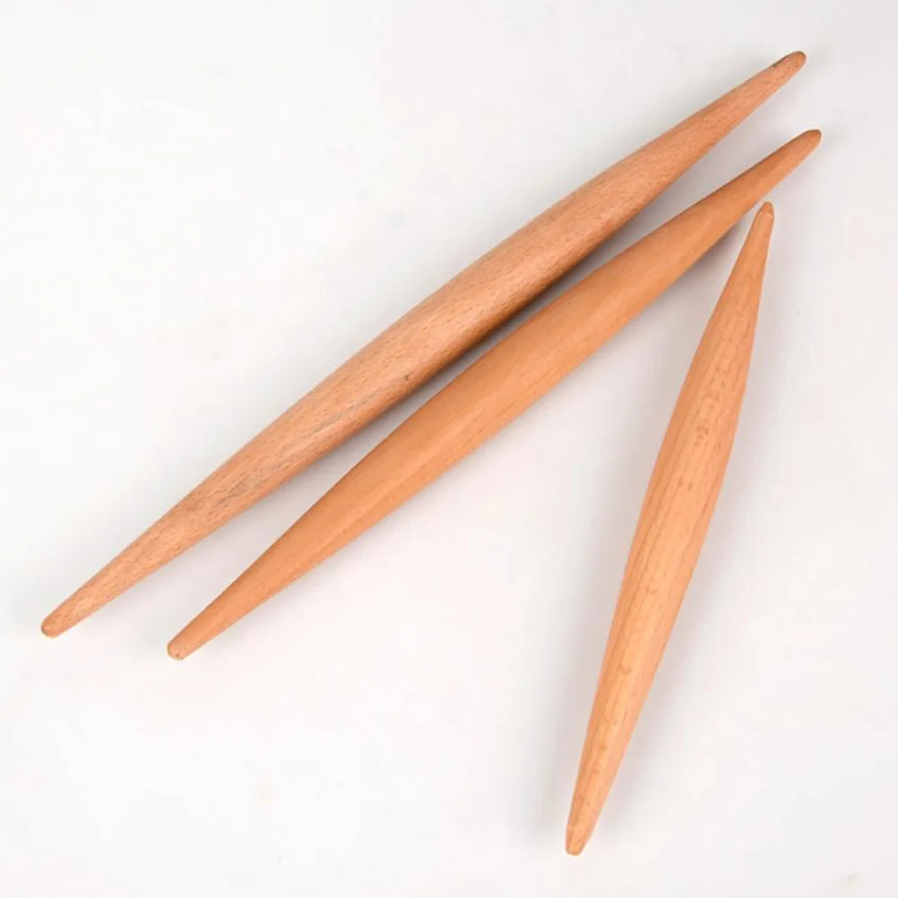 

Wooden Rolling Pin Kitchen Utensil Supplies Fondant Cake Noodle Baking Tool Dough Pastry Roller
