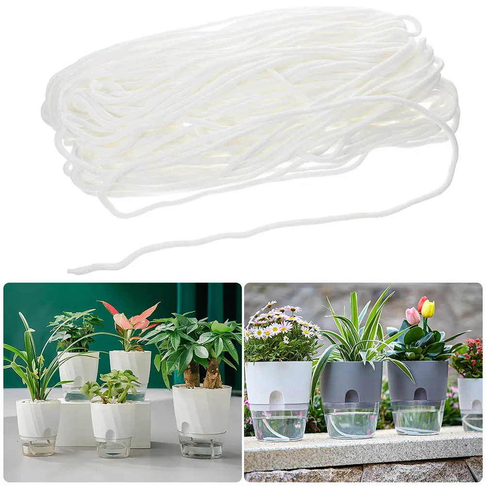 Self Watering String For Plants Absorbent Cotton Cord Self-watering Pot Absorbent Rope Hydroponic Supply Flower Absorbent Cord