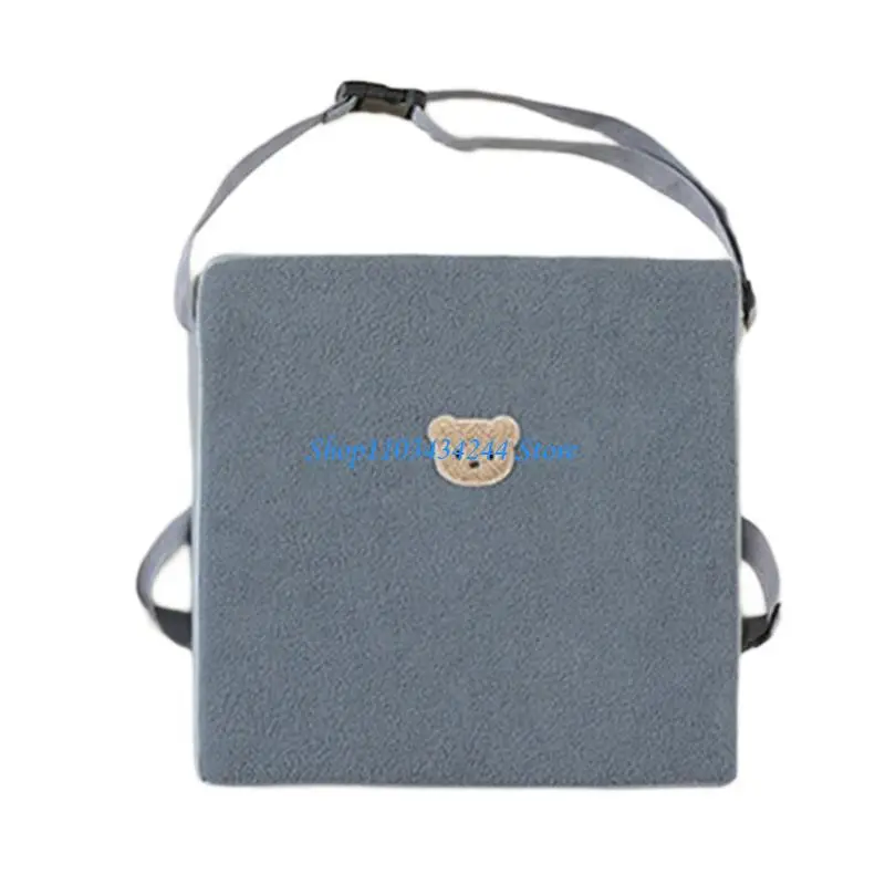 وسادة داعمة للأطفال مناسبة للسفر وكراسي طعام للأطفال وسادة لتعزيز الارتفاع لتناول الطعام مع حزام آمن قابل للتعديل #5