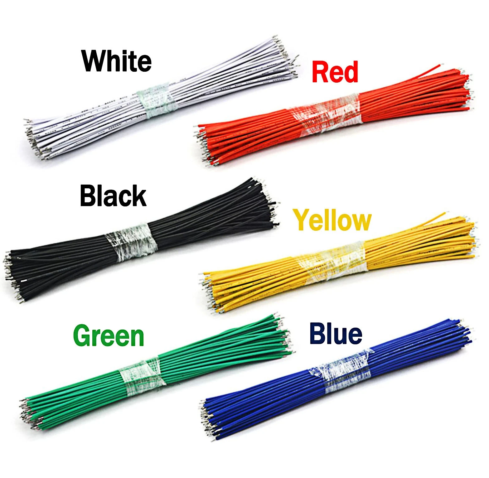 22AWG/24AWG Breadboard PCB Solder Cable Jumper Wire Dual-Head Tin Plating Welde Cable Electronic Line