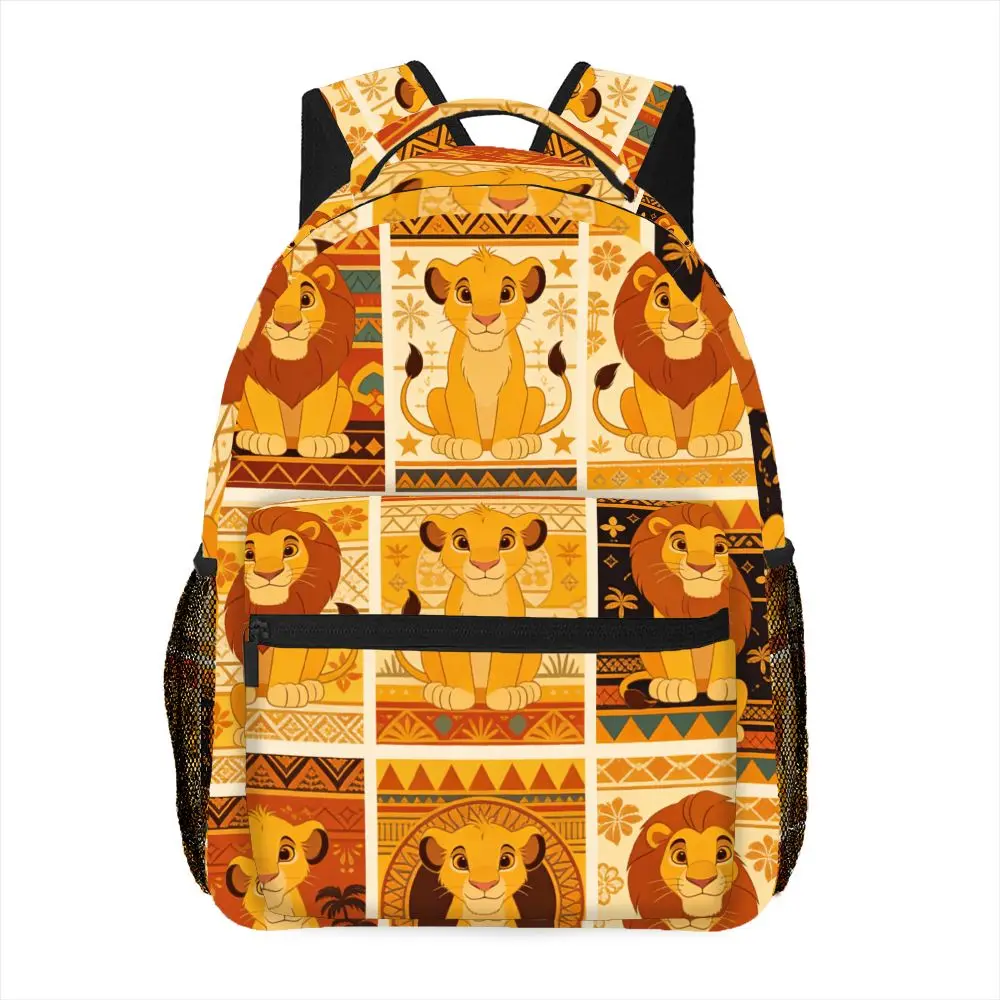 ディズニー ライオンキング バックパック、カジュアルバッグ、大容量、高品質ギフト、パーソナライズされた日常使用