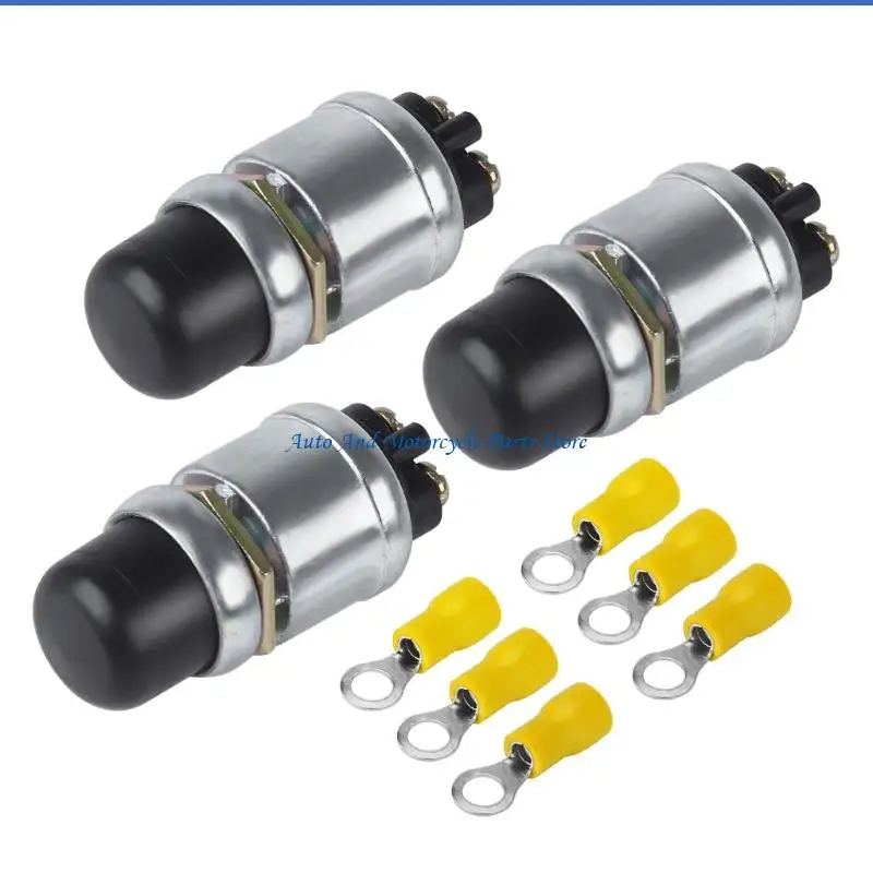 

P9FD Heavy Duty 12V/24V 50A водонепроницаемые переключатели запуска двигателя Сильная металлическая кнопка стартера для морских