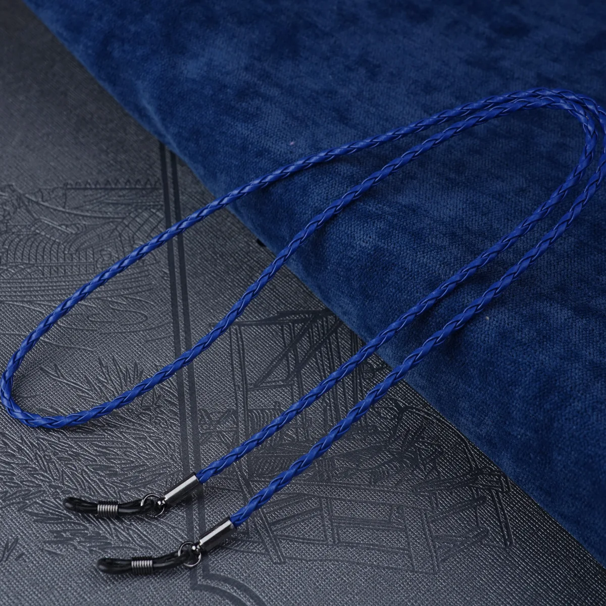 1pc feminino masculino óculos de corda de couro corrente tecido óculos rendas até esportes ao ar livre antiderrapante óculos accessorie ﻿ (11 cores para escolher)