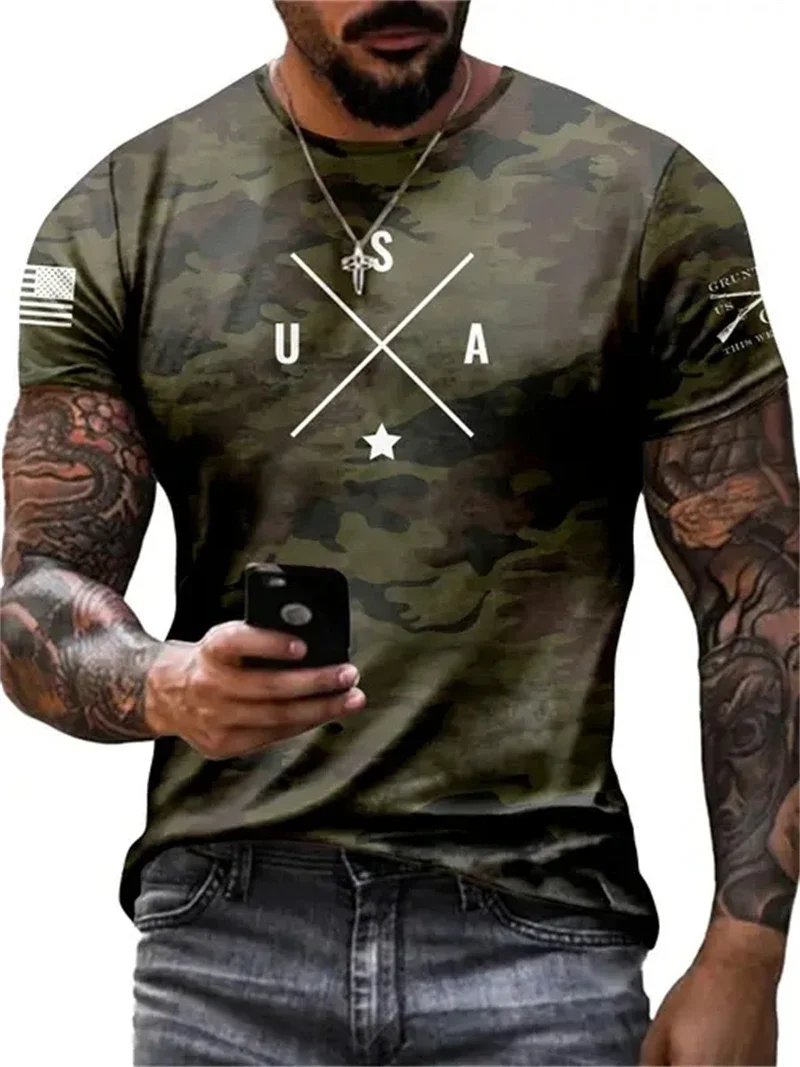 Fashion Men's Slipknot Skull Print Black T Shirt Crew Neck Short Sleeve Punk Rock Streetwear Tee - view 6