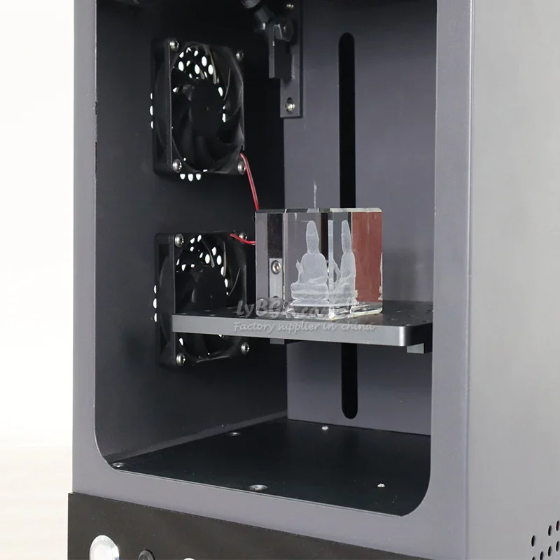 Air Cooling Crystal UV Laser Engraving Marking Machine Specific Glass UV Purple Light 5W Enclosed Type 70x70MM/110x110MM Lens