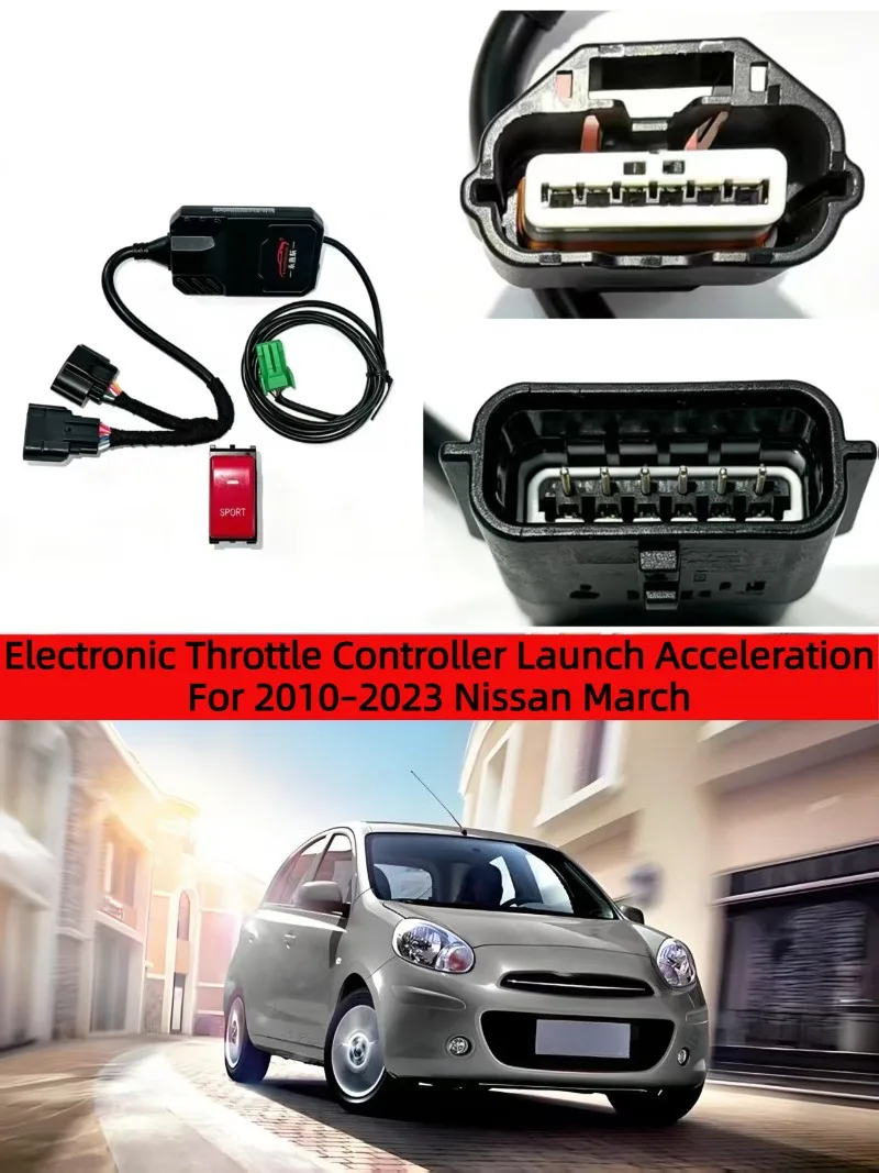 Contrôleur électronique de papillon des gaz, amplificateur d'accélération pour Nissan Micra 10–23, résout le retard d'accélération au démarrage