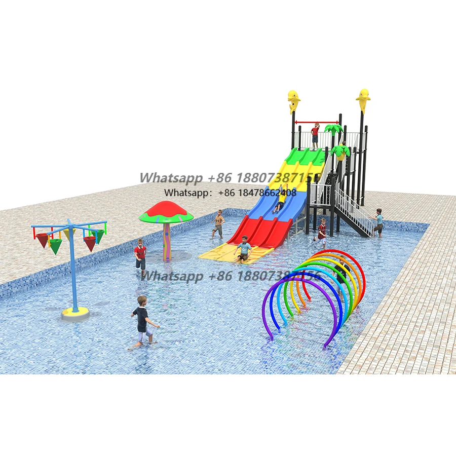 Fiberglass Waterpark Equipment Playground Park Structures and Playgrounds
